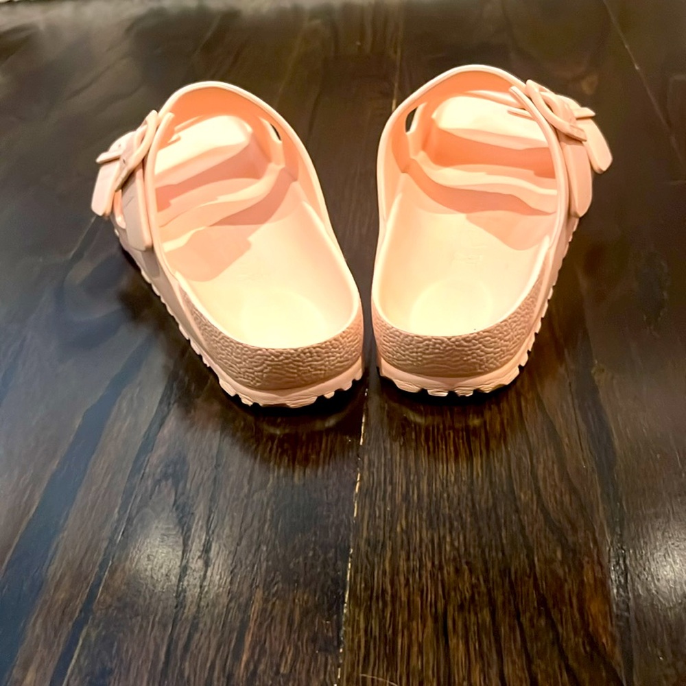 Birkenstock Pink Slide Sandals - Picture 2 of 3